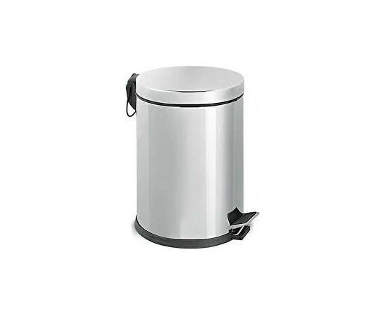 Balde de Lixo inox com Pedal Flora - 8L