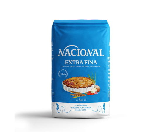 Farinha de Trigo Nacional Extra Fino 1kg