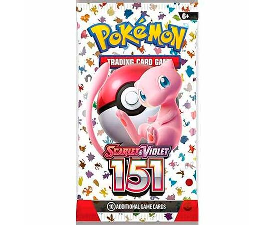 Pokémon TCG: Scarlet & Purple Booster Pack – 151 (6 Boosters)