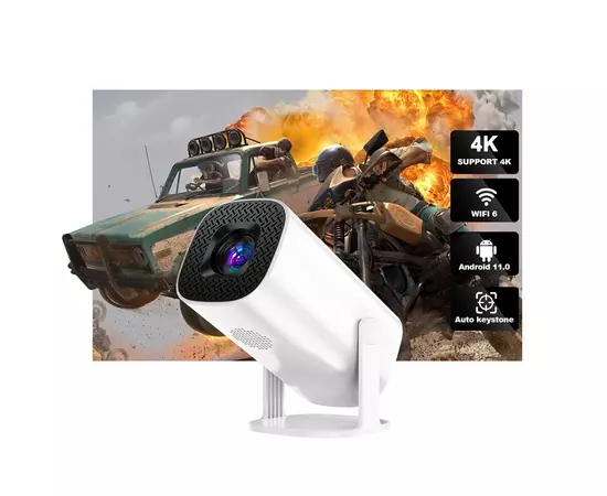 Projetor portátil P30 1080P Mini Home 4K Dual