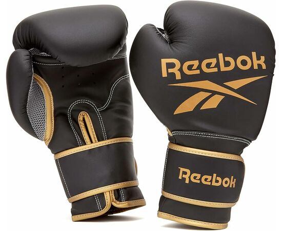 Luvas de Boxe Unissex Reebok Dourado/Preto - 16 oz