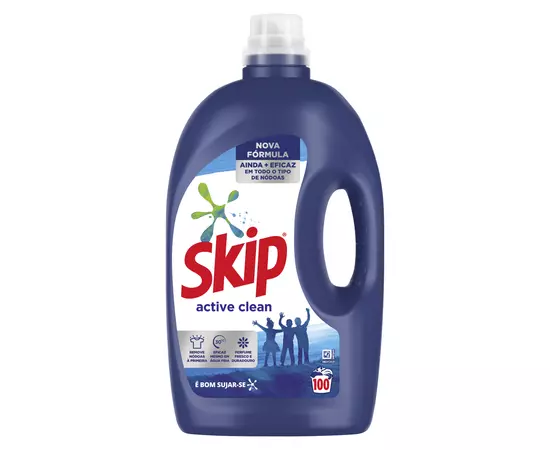 Detergente Roupa Líquido Active Clean - Skip 100D