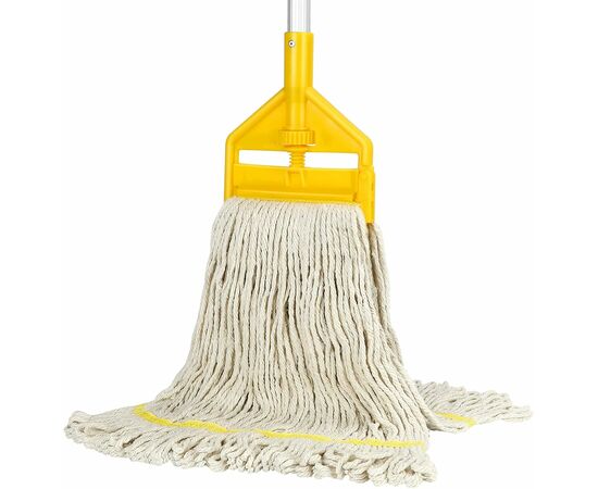 Esfregona Industrial de Algodão resistente com cabo longo