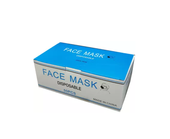 Caixa com máscara Facial Cirúrgica - 50 Un