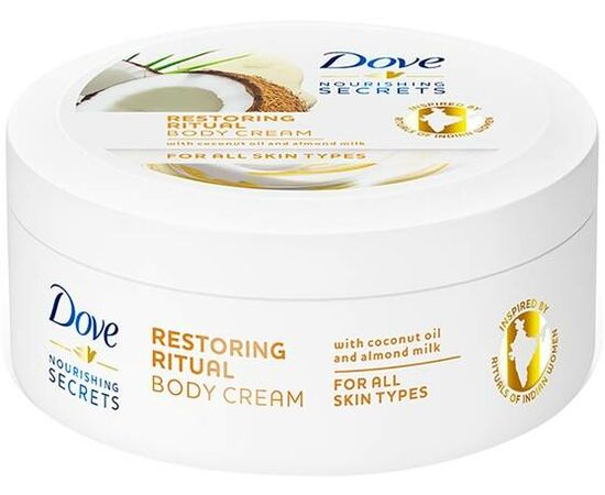 Creme Corporal - Dove Secrets - Coconut Oil 250ML