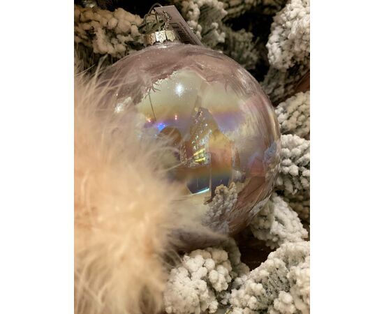 Bola de Natal - Clear Glass Ball Orn