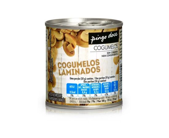 Cogumelos Laminados - Pingo Doce 185g