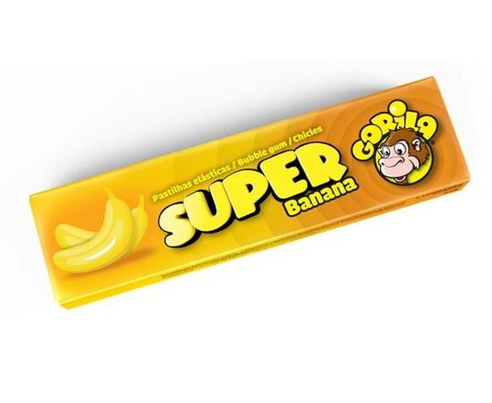 Pastilha Super Gorila Banana - 24 Uni