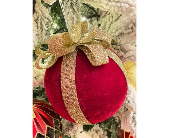 Bola de Natal - Ribbon - Bola Vermelha